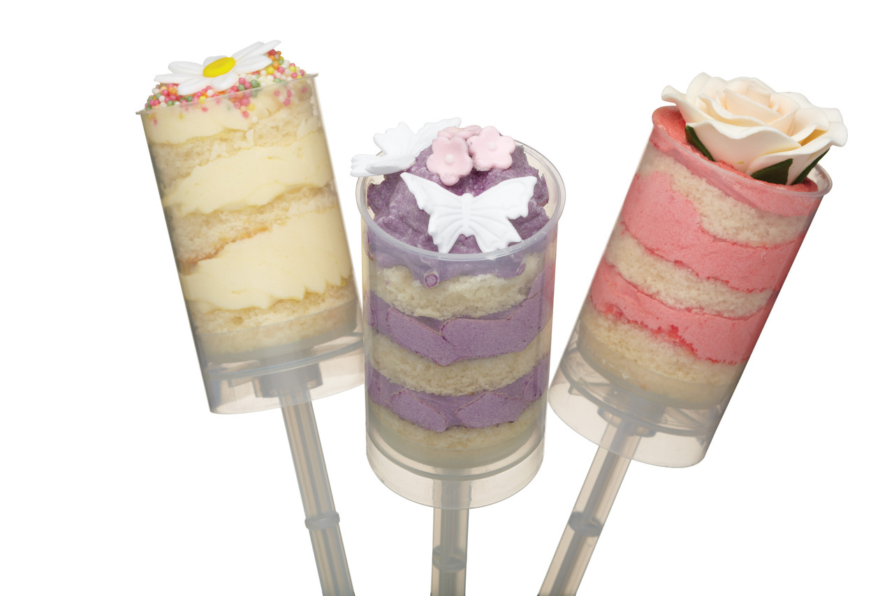 Kitchen Craft Sweetly Does it 6 Round Push Pop Moulds RRP £4.80 CLEARANCE XL £2.99